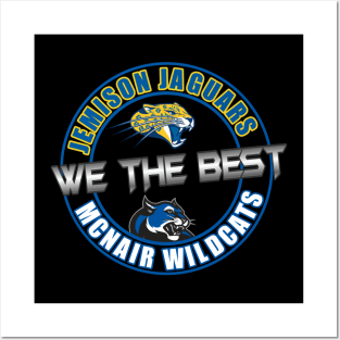 Jemison Jaguars - McNair Wildcats Posters and Art